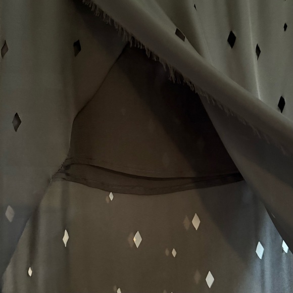 NWT Ksubi Silk Asymmetrical Midi Diamond Skirt - Picture 2 of 3